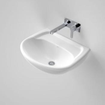 Caroma Wall Basin Caravelle 550 White 3Th (639030W)