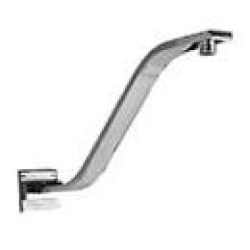 321 RECTANGLE/SQUARE UPSWEPT CP BRASS SHOWER ARM (321SA1)