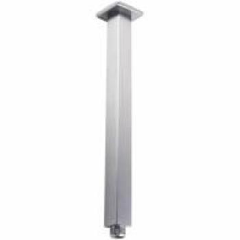 321 SQUARE VERTICAL SHOWER ARM 200MM CP BRASS (321SA3)