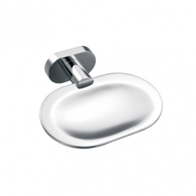 NA100075|Neko Lux Soap Dish (Brass) Chrome (With Hole)